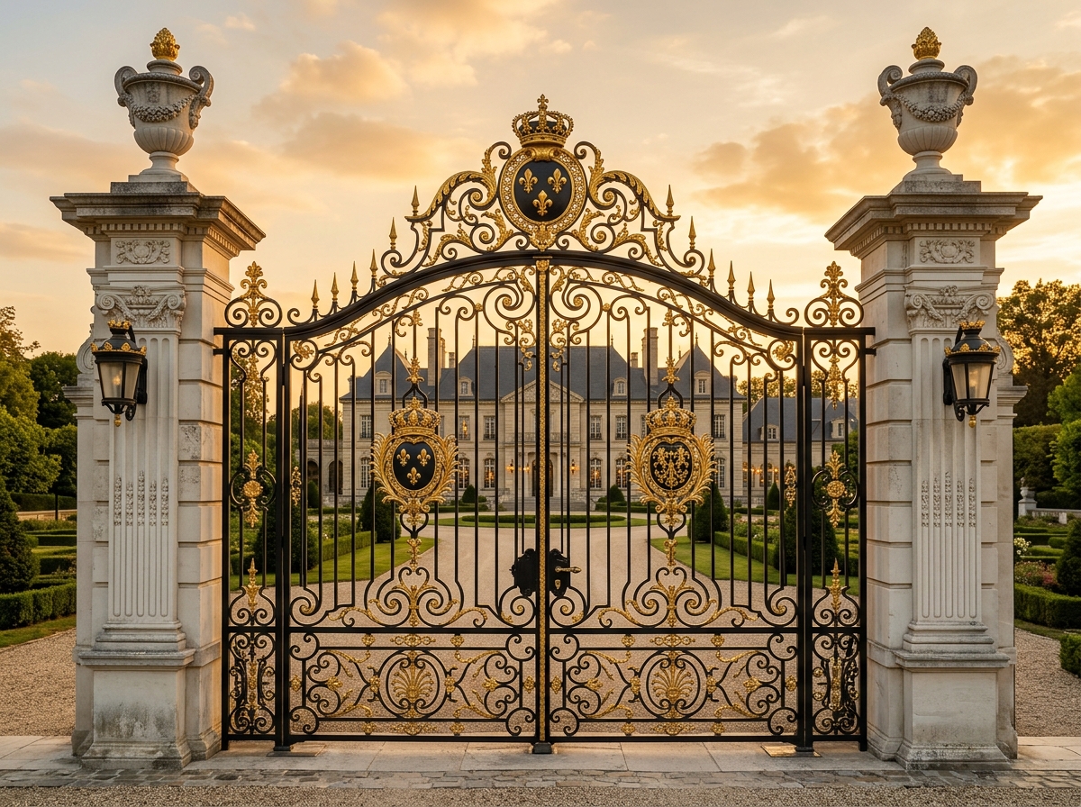 Cổng Biệt Thự Hoàng Gia Versailles